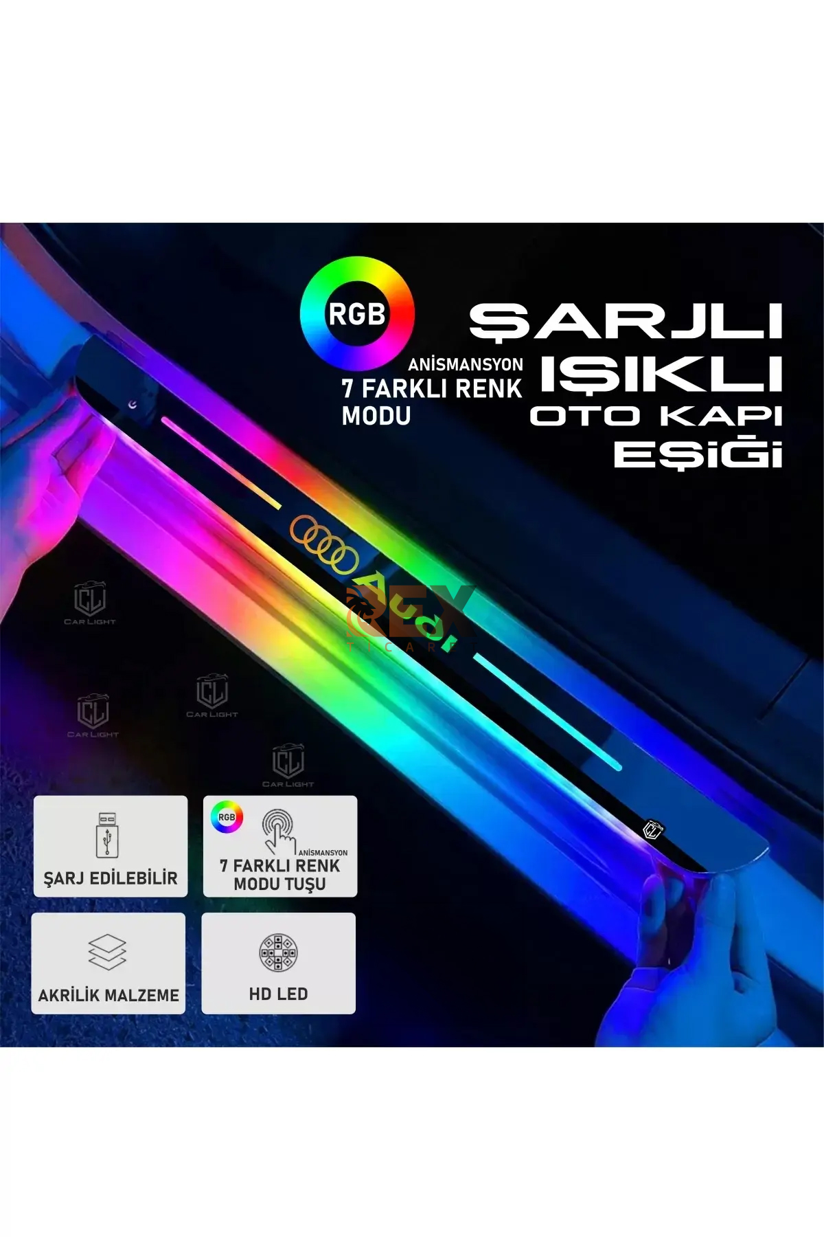 Kapi-Esigi-Led-Lamba-5 Kapı Eşiği RGB Led Aydınlatma - Görsel 1