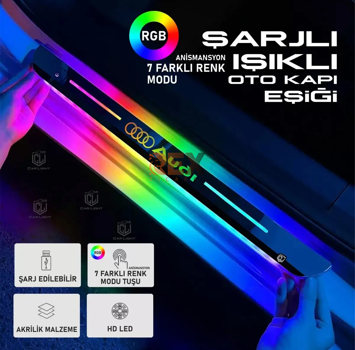 Kapı Eşiği RGB Led Aydınlatma